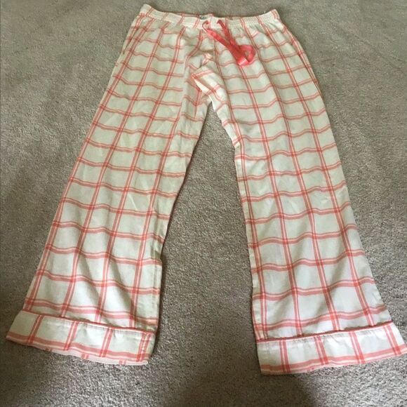 UGG Pink and White Plaid Pajama Pants - Picture 1 of 6